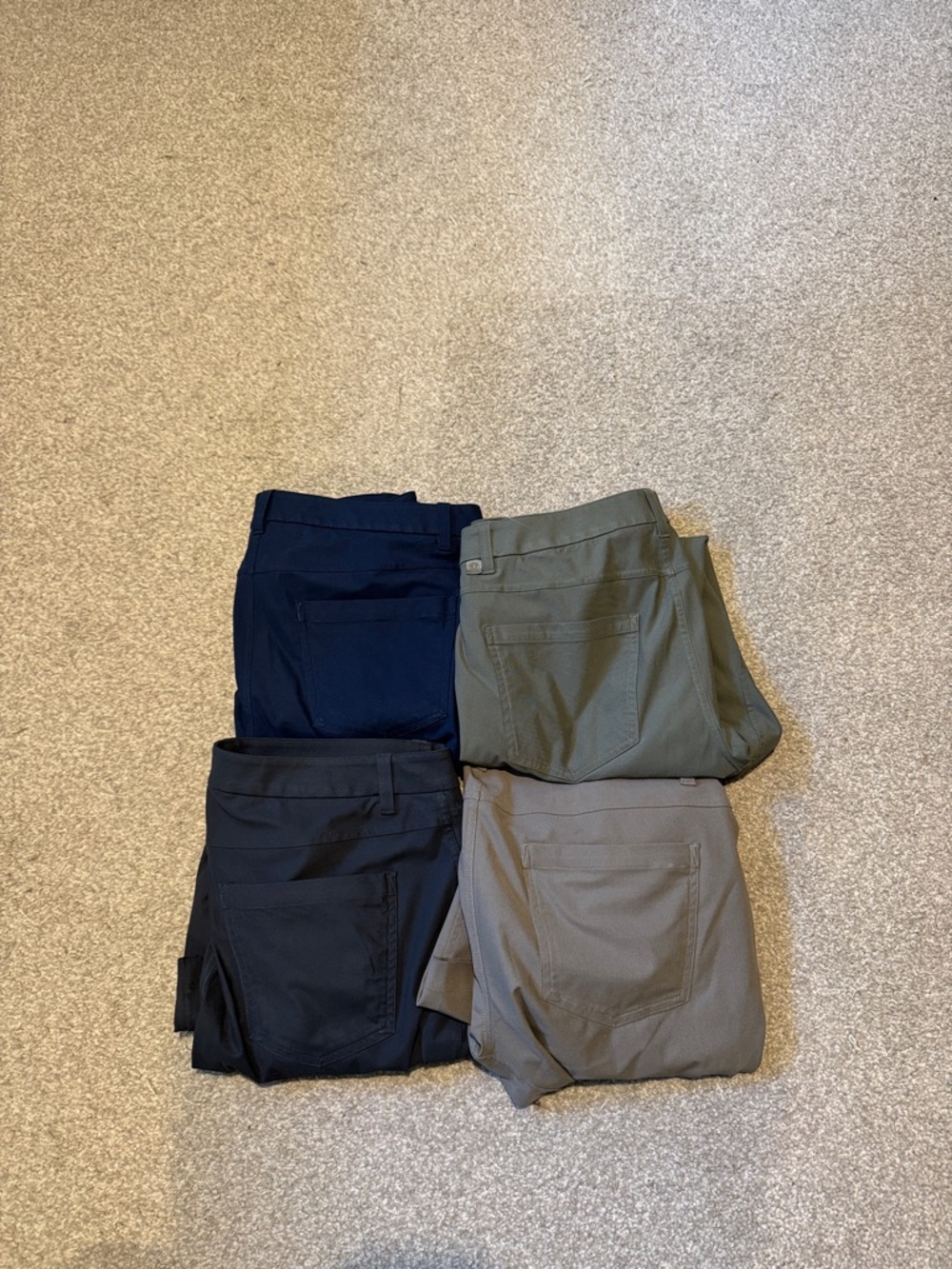 Bundle of Lululemon ABC slim fit pants in good used condition